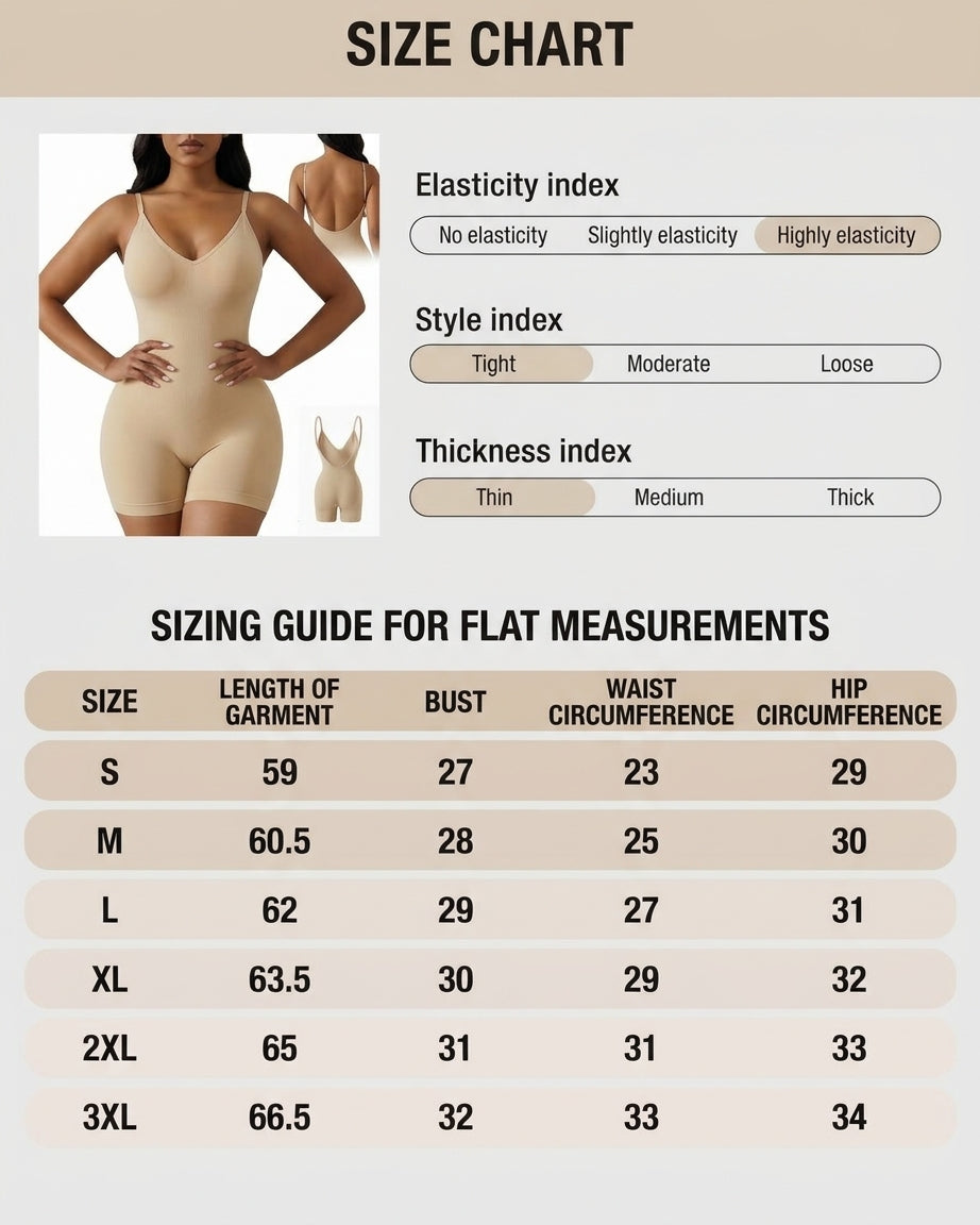 Silcure Full Body Shaper in nude